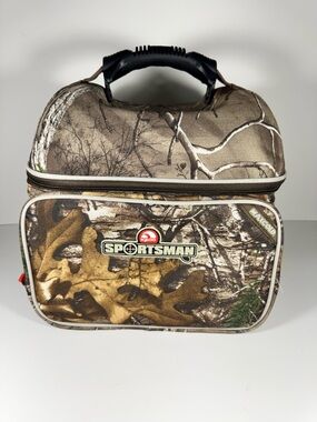 Igloo Sportsman Realtree Camo Hard Top Gripper Cooler Lunch Bag MaxCold NWOT